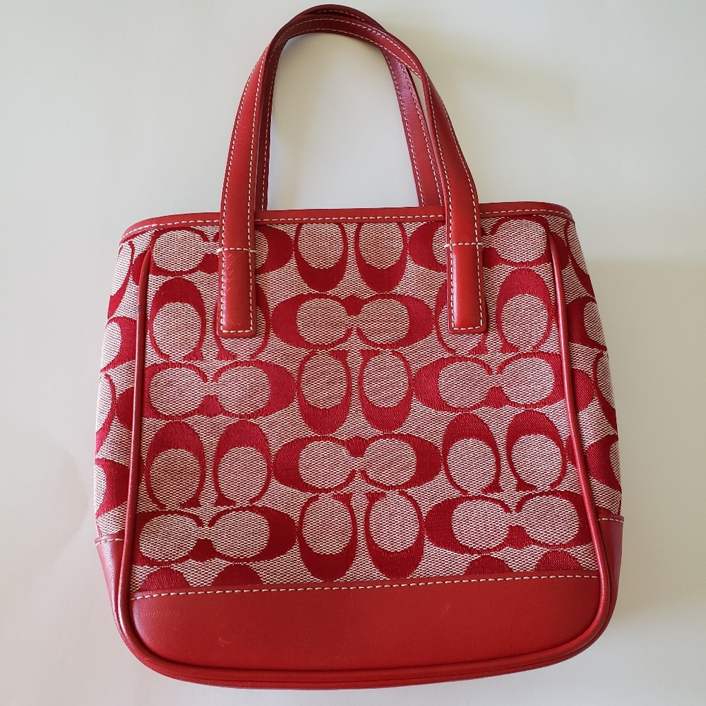 Red Coach Bag